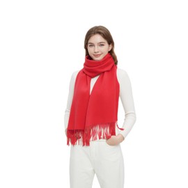 Novawo Wool Scarf Soft Warm Winter Scarves Wraps for Women