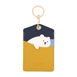 HUIKKJP Animal Case, Cute, Cute, Pass Case, Cute, Commuter Holder, For Children, Cats, Small Items