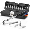 FLEXBERG Torque Wrench Bicycle Set 2-20 Nm, Torque Wrench 1/4,