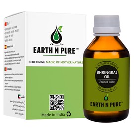 Earth N Pure Bhringraj Oil Pure and Natural for Healthy Hair 100 ml