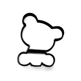 AJT BABY BEAR OUTLINE CUB WOODLAND CREATURE FOREST ANIMAL COOKIE CUTTER USA PR3640