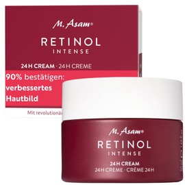 M. Asam Retinol Intense 24h Cream (50 ml) - Nourishing Face Cream for Effective Wrinkle Smoothing & Against Signs of Ageing with Retinol, Hyaluronic & Shea Butter, Vegan Anti-Ageing Face Care