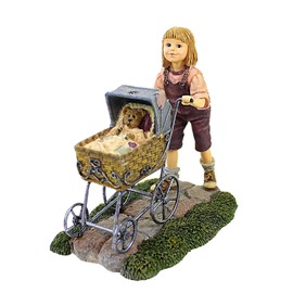 Boyds Bears Yesterdays Child Casey with Baxter Afternoon Stroll #3557