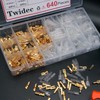 Twidec/642Pcs 2.8/4.8/6.3mm Quick Splice Male and Female Wire Spade Connector