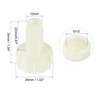 sourcing map ABS Hose Connector Coupling 10 mm Barb x