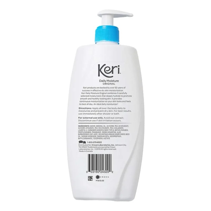 Keri Crema Corporal Hidratante Aloe/sunflower 567ml.