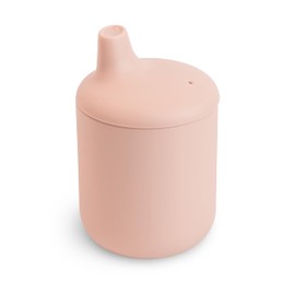 mushie 100% Silicone Baby Sippy Cup | 6 Months+ (Blush)