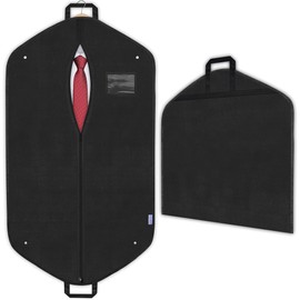 40″ Suit Bag Suit Carrier, 100 x 60 cm, With Handles Breathable Foldable and Portable Travel Garment Bags for Men and for Women, Garment Cover, Hexagon Style