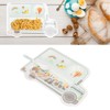 Cartoon Bamboo Toddler Plate Lovely Divided Bamboo Kids Dinnerware Set
