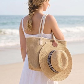 3 Piezas Clip para Sombreros Magnético, Clips de Sombrero para Viajar, PU Soporte de Sombrero para Viajes, Portátil Clips Magnéticos para Sombrero para Mujer