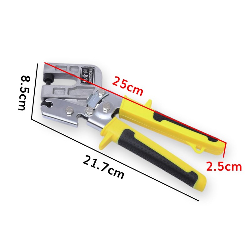 Pinza Drywall Alicate Crimpadora Panel Yeso Union Tablaroca Construcción Engarzadora