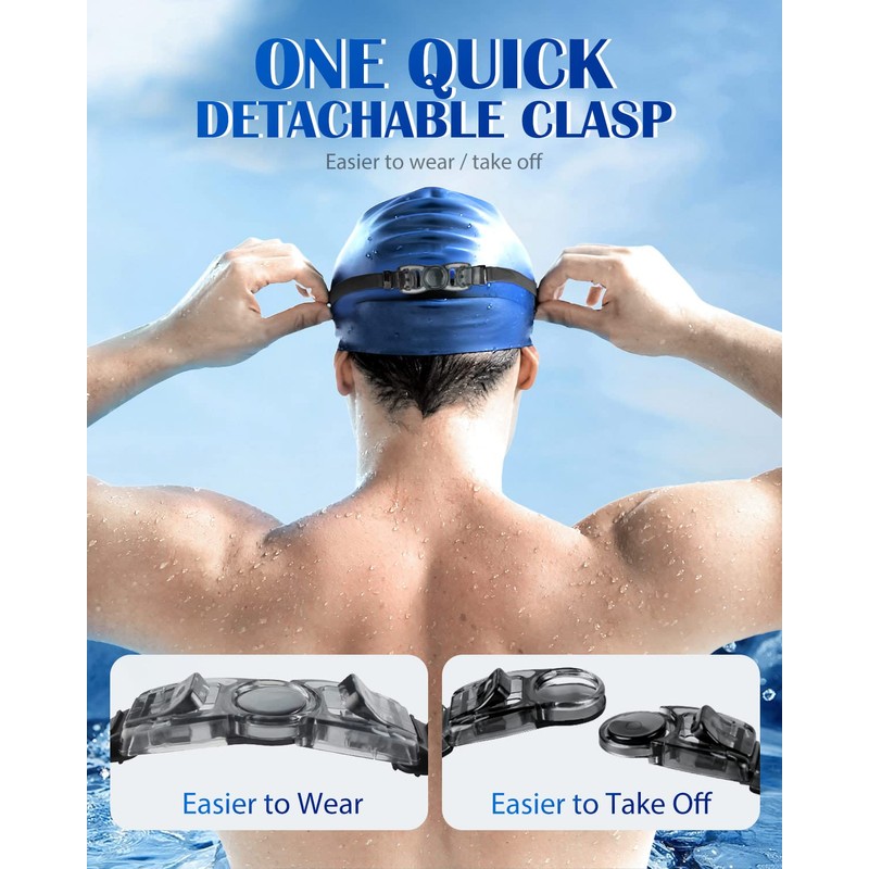 Swim Goggles 2 Pack, Anti Fog&UV Swimming Goggles for Audlt,
