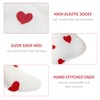 4 Pairs Of Love Printed Socks, Soft Mid-Calf Socks, Cute
