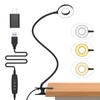 iZELL Desk Lamp, LED Reading Light with Clamp, 3 Color