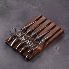 Churei 미용가위 정리대 거치대 츄레이 미용 바버샵 정리함 [나무색] Cosmetic Scissors Organizer Stand Cheurai Beauty Barbershop Storage [Wood Color]