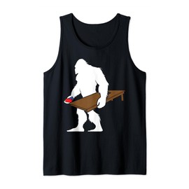 Bigfoot Sack And Corn Hole Board Bean Sand Bag Toss Cornhole Tank Top
