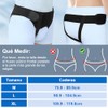 Faja para Hernia Inguinal Hombre, Ajustable Bilateral (M)