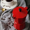 150ml Moka Pot Uniform Heat Distribution Aluminum Stovetop Moka Coffee