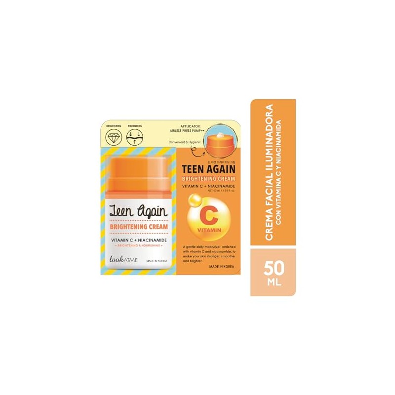 Crema facial iluminadora