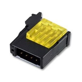 TE CONNECTIVITY 1473562-8 Wire-To-Board Connector, Yellow, RITS Series, IDC/IDT, Plug, 8 Contacts, 4 mm (1 piece)