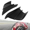 1 Pair Motorcycle Front Winglet Aerodynamic Wing Universal Black Replacement