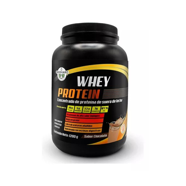 Pasiguaro Whey Protein 1200 G Sabor Chocolate (48 Servicios)