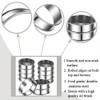8Pack 4 Inch English Muffin Rings Crumpet Rings Stainless Steel