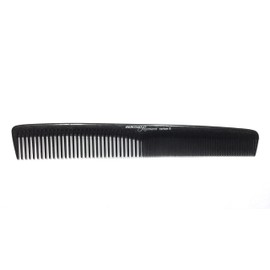 Hercules Sägemann HS C5 Carbon 5 Professional Hair Cutting Comb Anthracite Hair Comb (Anti-Static) Carbon Comb with 2 Teeth Fine + Coarse, 7 Inches, Hair Comb (5a)