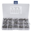 180pcs M3 M4 M5 M6 Stainless Steel Flat Head Self
