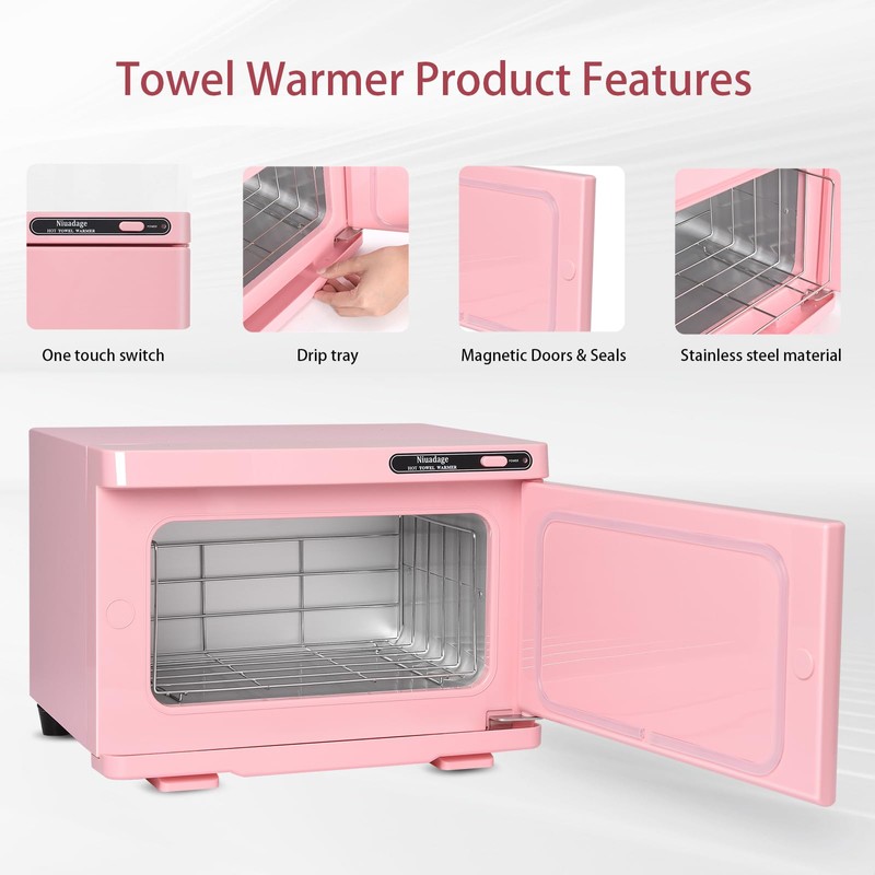 Niuadage Hot Towel Warmer Cabinet 8L, Facial & Spa Towel