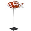 Design Toscano Japanese Floating Koi Sculpture: Large