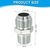 PATIKIL Pipe Adapter Connector 1-1/16" Male 37 ° Flare JIC