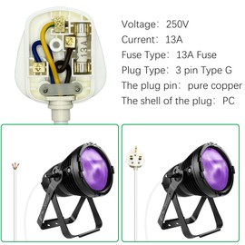 13 Amp Plug UK, 3 pin plug uk with 1pc screwdrivers, 13amp plug UK, UK Plug 250V, Plugs 3 pin with Cord Grip Electric Plugs UK (3 PACK White)