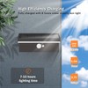Lustrlach Solar Motion Sensor Wall Lights Outdoor Waterproof LED Solar
