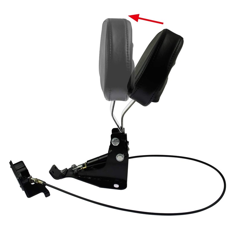 Adjustable Driver Backrest with Mount Rider Sissy Bar Fit for