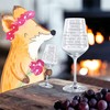 Mr. & Mrs. Panda Weinglas Spruch 2. Hochzeitstag Baumwollhochzeit -