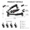 3-in-1 Hydraulic Arm Trainer for Upper-Body Workouts – Adjustable Chest