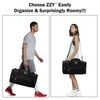 ZZY Small Sports Duffle Bag, 25L Gym Bag, Carry On