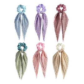 Satin Hair Scarf with Ribbon Tails