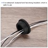QUARKZMAN 4pcs Snap Rubber Grommet Connector Mounting Diameter 11.5mm ID