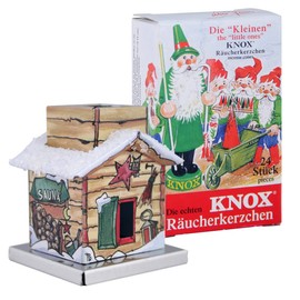 KNOX Incense Smoker House "The little One - Sauna" and Incense Cones - Mix