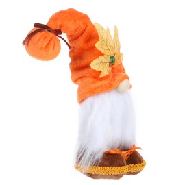 Ciieeo Thanksgiving Gnome Doll Autumn Festival Figurine Fall Themed Table Decoration Creative Harvest Prop for Family Party Celebration