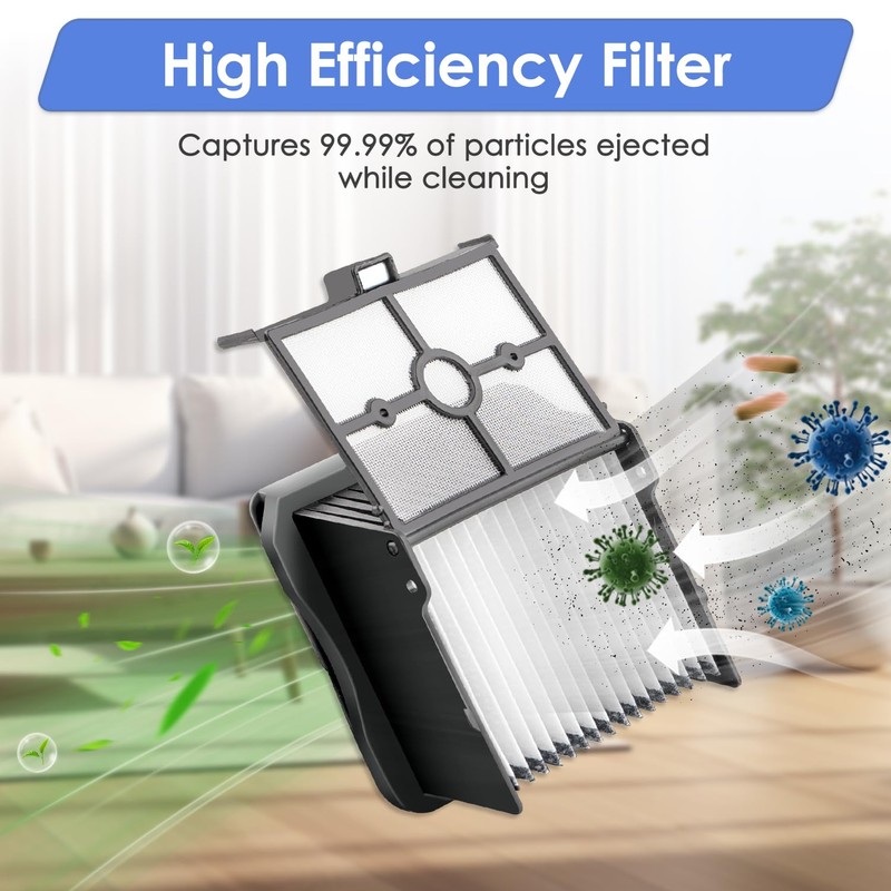 (4 Pack) S20 Pro Replacement Brush Rollers and HEPA Filters