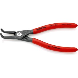 Knipex 48 21 J21 Pinza De Precisión Para Anillos De Retención Para Anillos De Retención Interiores En Taladros Acabado Pavonado 165 Mm