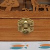 Unbranded Engraved Wooden Music Box with an Monkey Engraved On