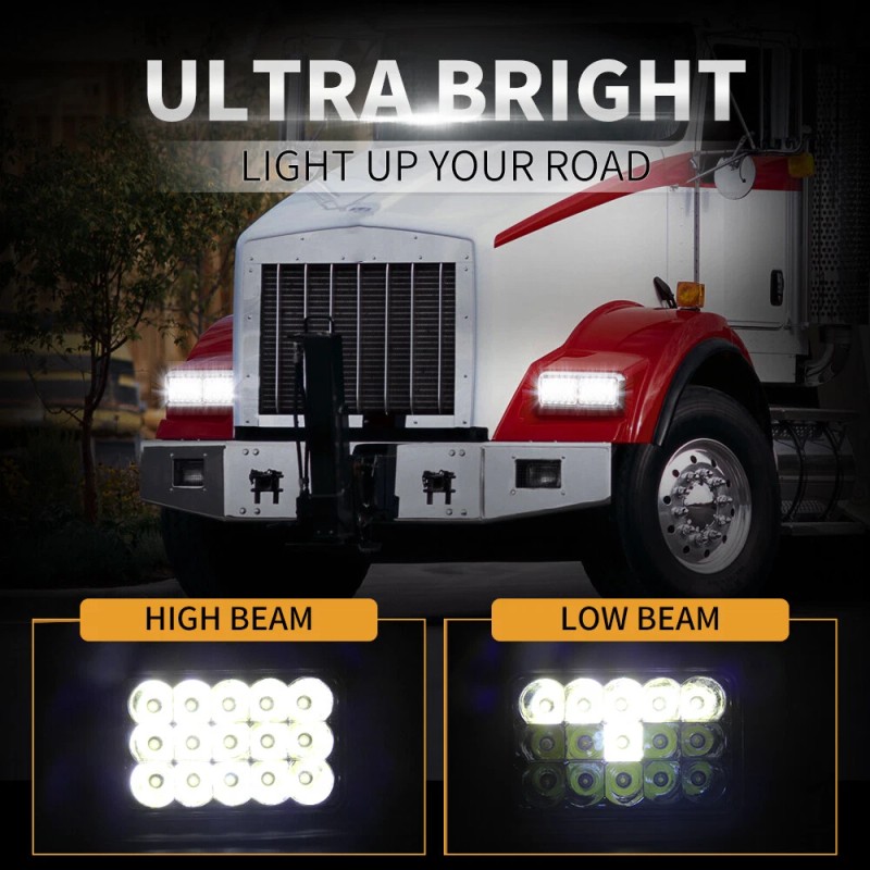 mayello 6PCS For 1987-1988 V1500 V2500 Suburban V3500 4X6 LED
