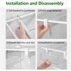 vacane Upgraded Refrigerator Drawers Organizer - Pull Out Fridge Bins
