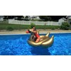 Swimline 90701 Giant Golden Goose Inflatable Ride-On Pool Float, Gold