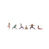 Noch® H0 Set di Statuette Durante Lo Yoga in plastica