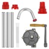 QWORK Aluminum Drum Rotary Hand Pump, 2 Pack Barrel Pump